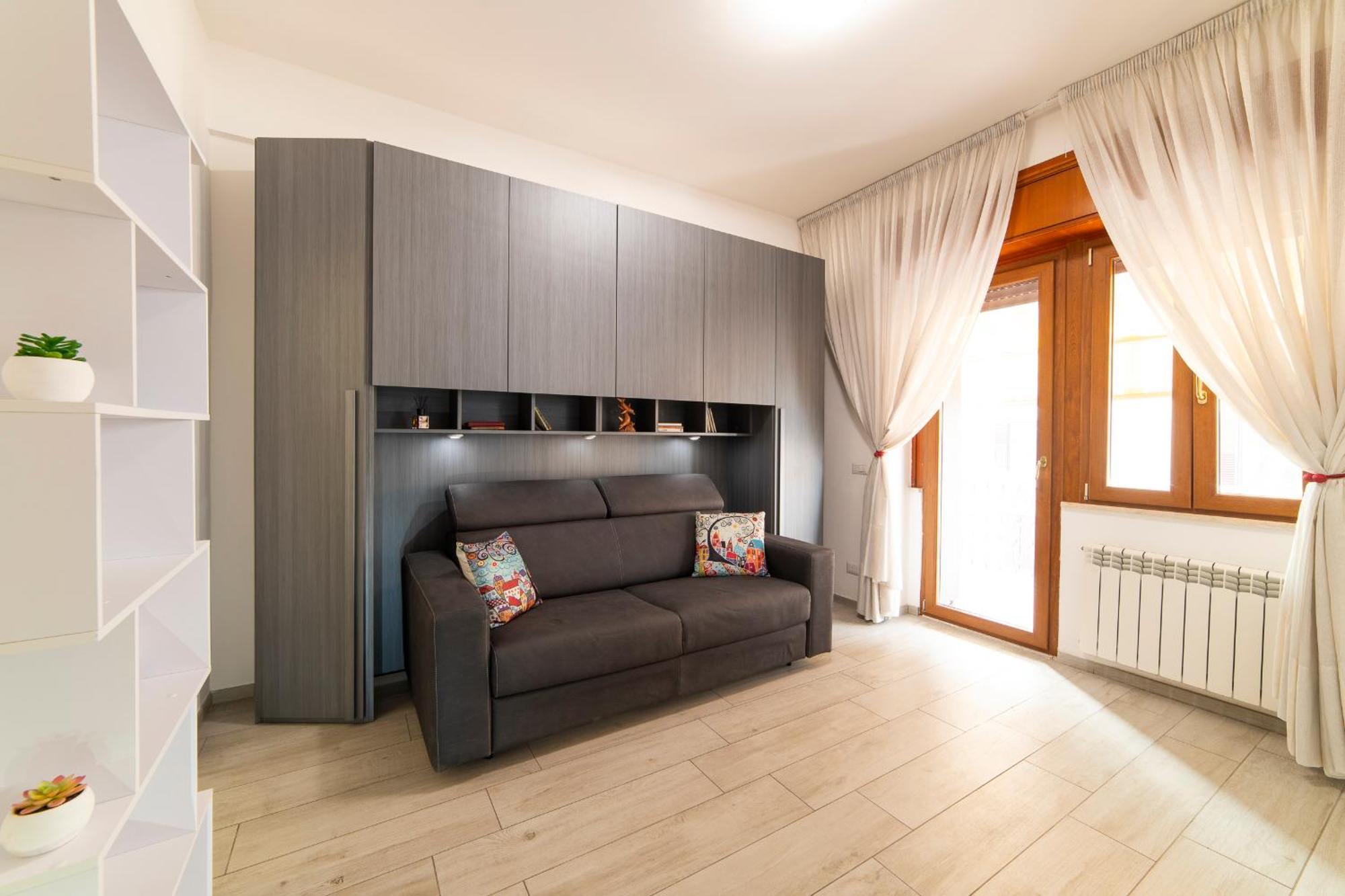 Smart Home - Trilocale Con Parcheggio Privato Rome Bagian luar foto