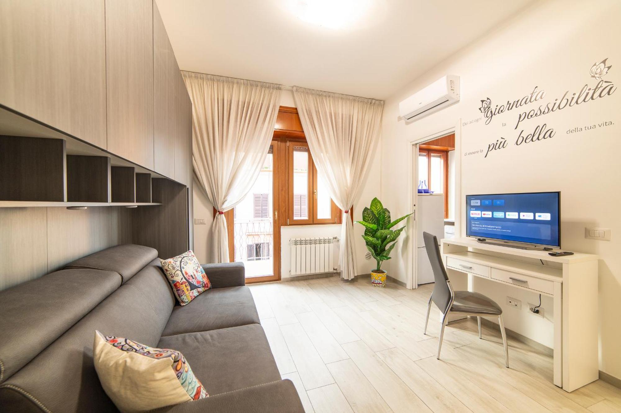 Smart Home - Trilocale Con Parcheggio Privato Rome Bagian luar foto